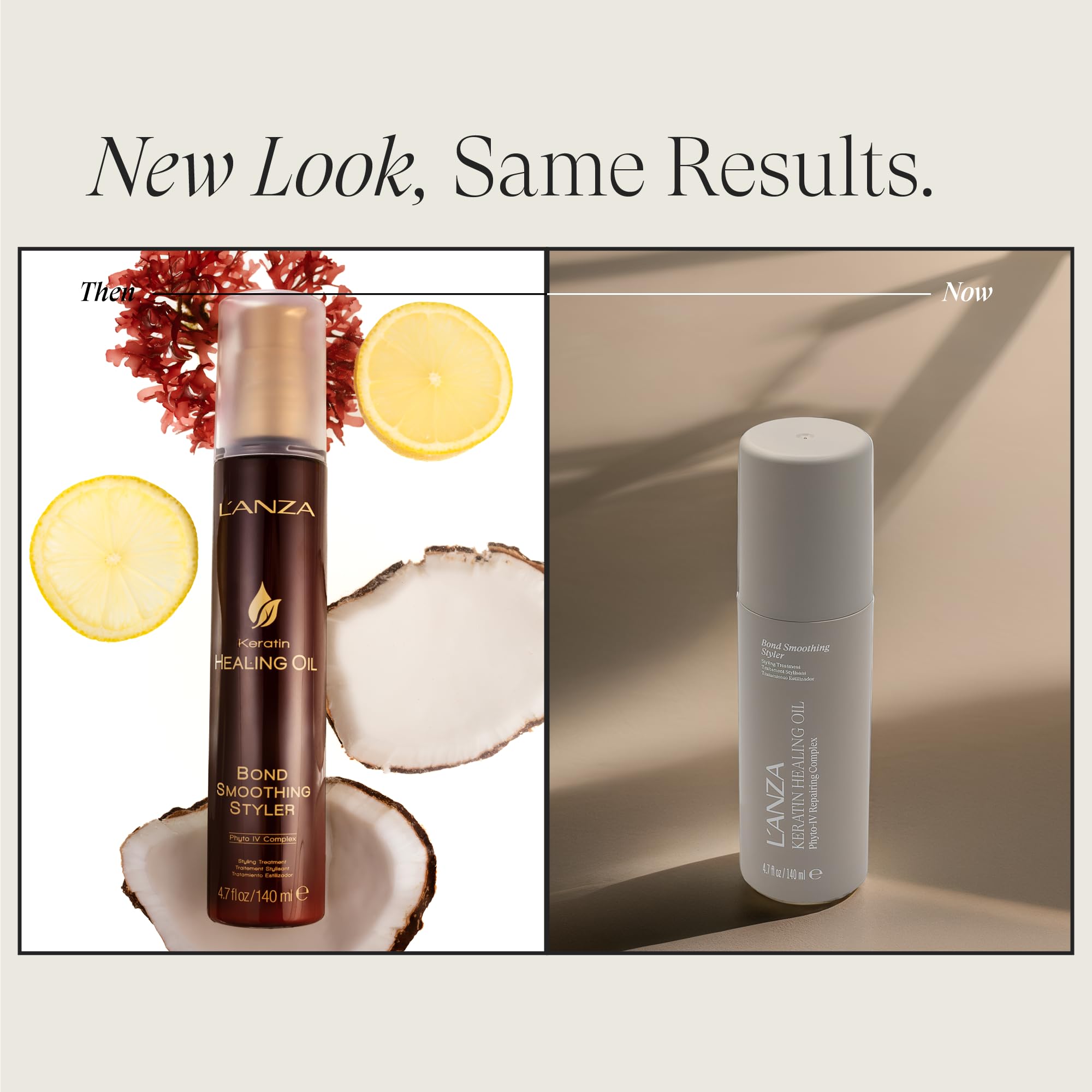 L'ANZA Bond Smoothing Styler, Keratin Healing Oil Bond Restore Treatment & Styling Cream, Phyto IV Complex Repair Treatment for Dry, Damaged Hair, Split End Repair Serum, New Bottle - Image 2