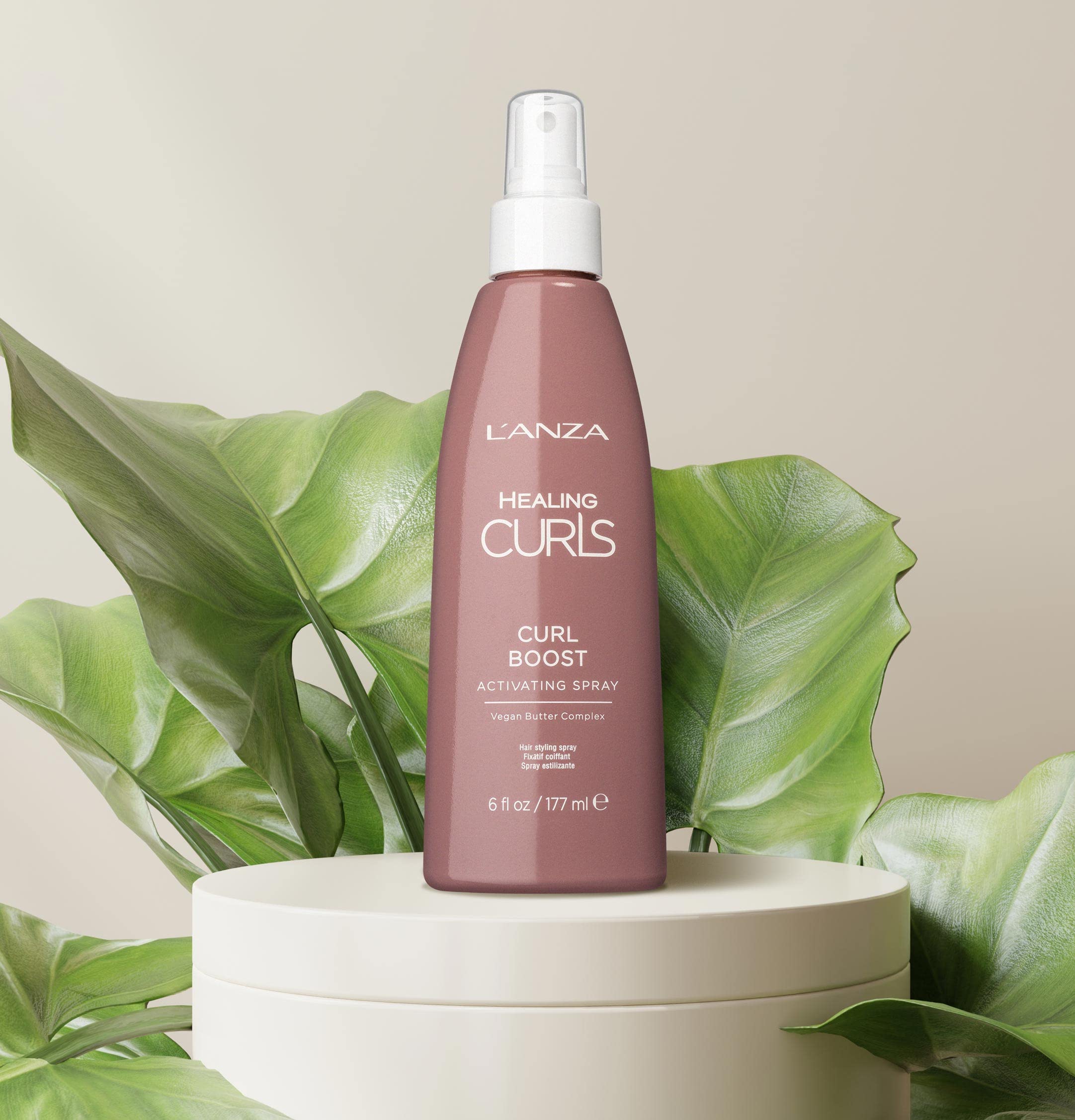 L'ANZA Healing Curls Boost Activating Spray, Vegan Styling Texture Hairspray, Anti-Humidity, Revives Pattern, Adds Moisture, Frizz Control, Preps For Diffusing, Color Safe, Sulfate Free - Image 4