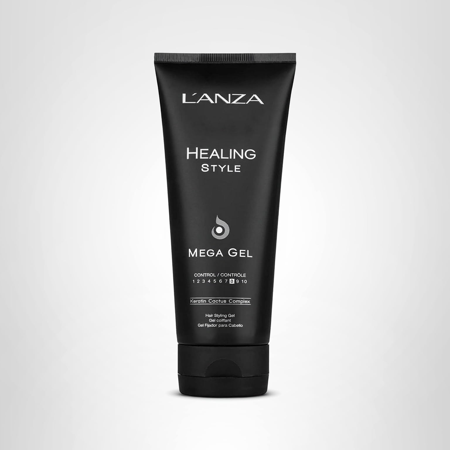 L'ANZA Healing Style Mega Gel with Strong Hold Effect, Nourishes and Refreshes the Hair While Styling, With Keratin, Alcohol-free Formula, and UV Rays Protection to Prevent Damage (6.8 Fl Oz) - Image 9