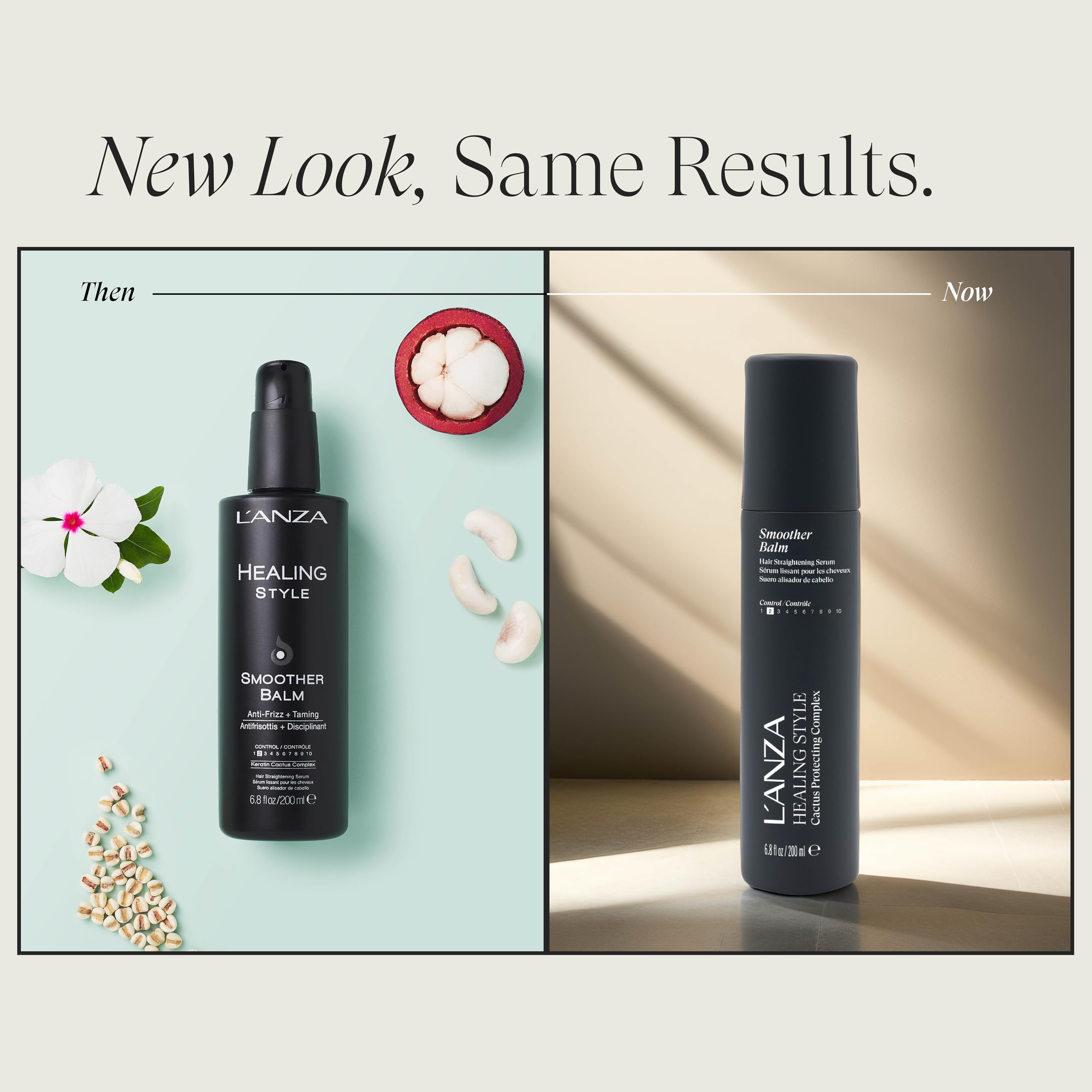 L'ANZA Healing Style Texture Cream or Smoothing Balm, Frizz Taming, Natural Finish, Color Safe, Anti-Humidity, Strengthening Care - Image 2