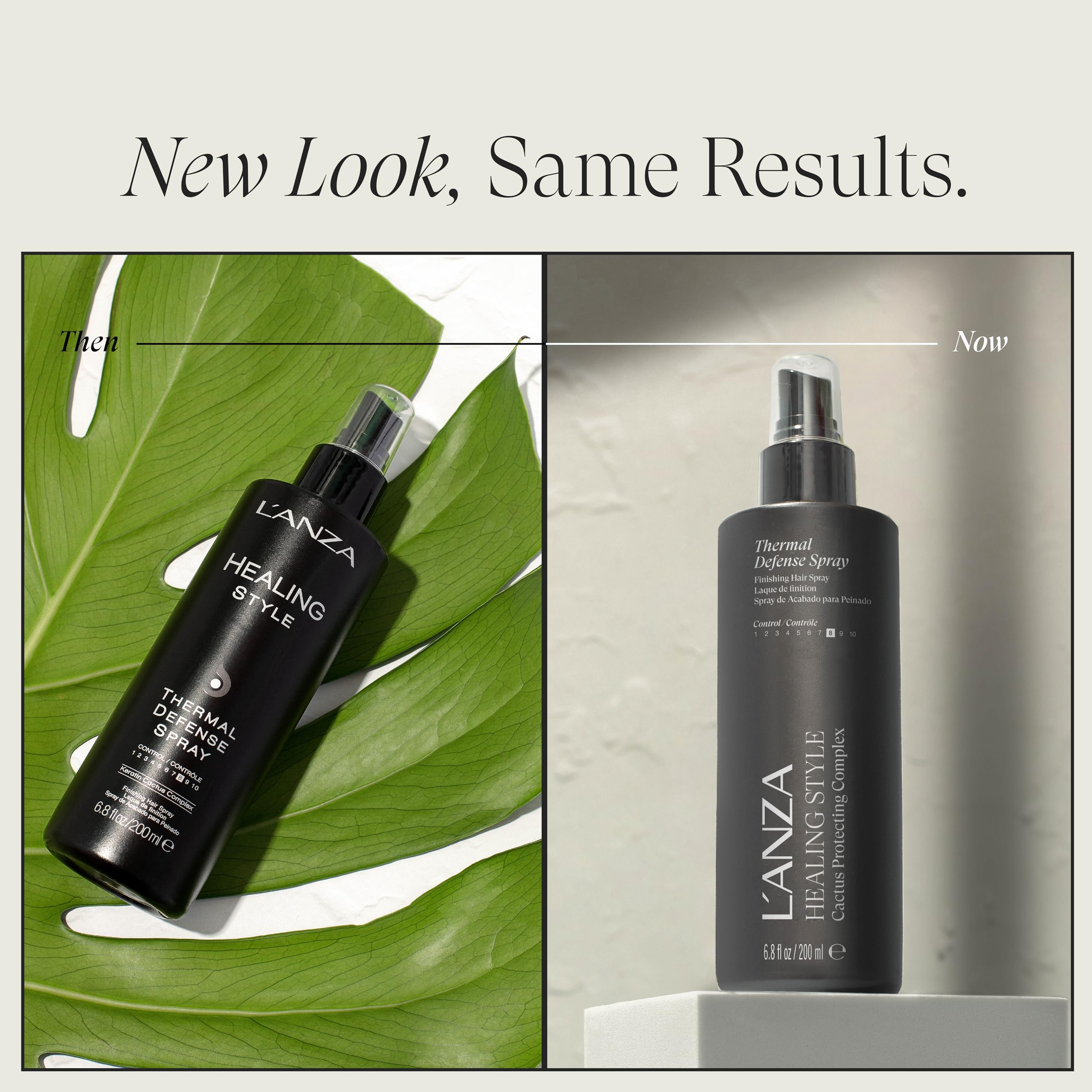 L'ANZA Healing Style Thermal Defense Spray with Strong Hold Effect - Eliminates Frizz, Detangles and Boosts Hair´s Shine, With UV and Heat Protection to prevent sun and styling damage (6.8 Fl Oz) - Image 2