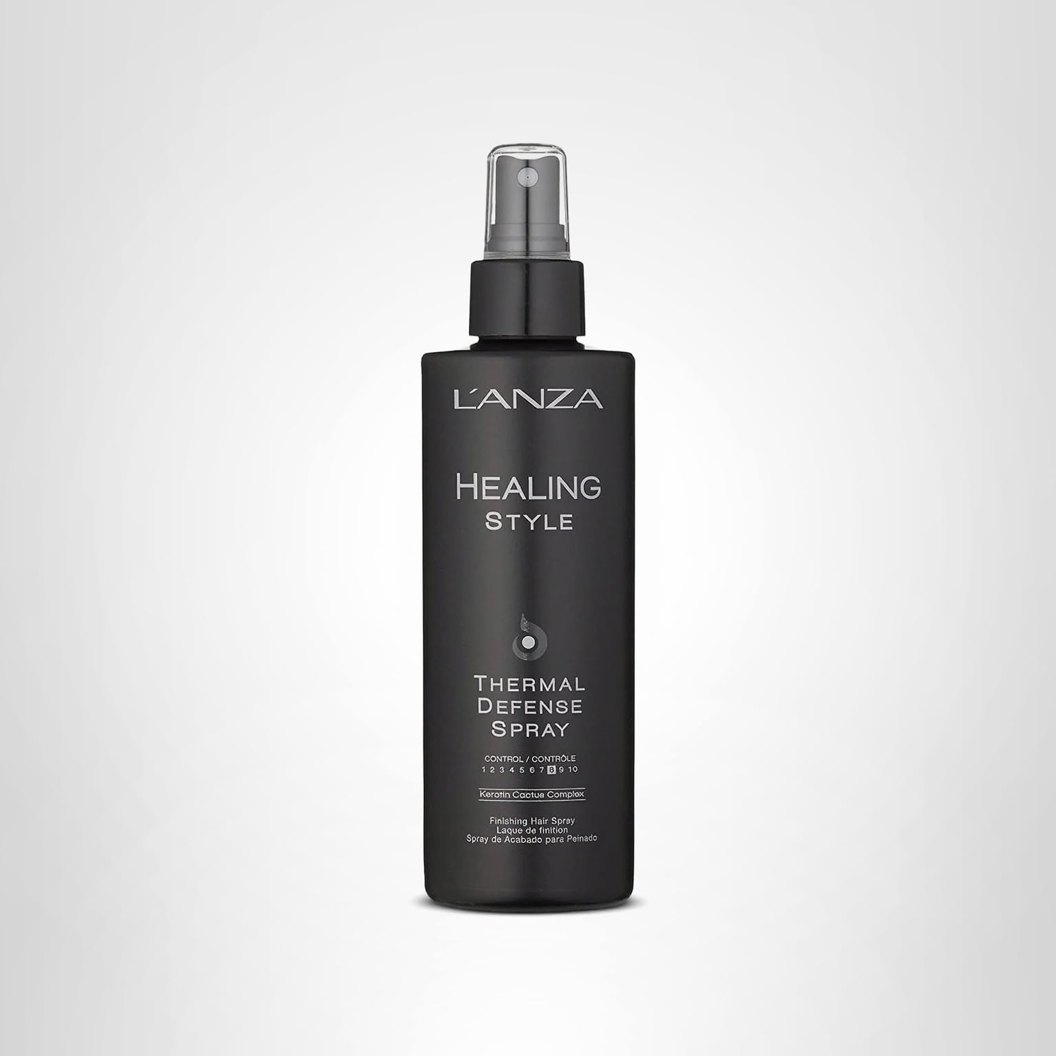 L'ANZA Healing Style Thermal Defense Spray with Strong Hold Effect - Eliminates Frizz, Detangles and Boosts Hair´s Shine, With UV and Heat Protection to prevent sun and styling damage (6.8 Fl Oz) - Image 9
