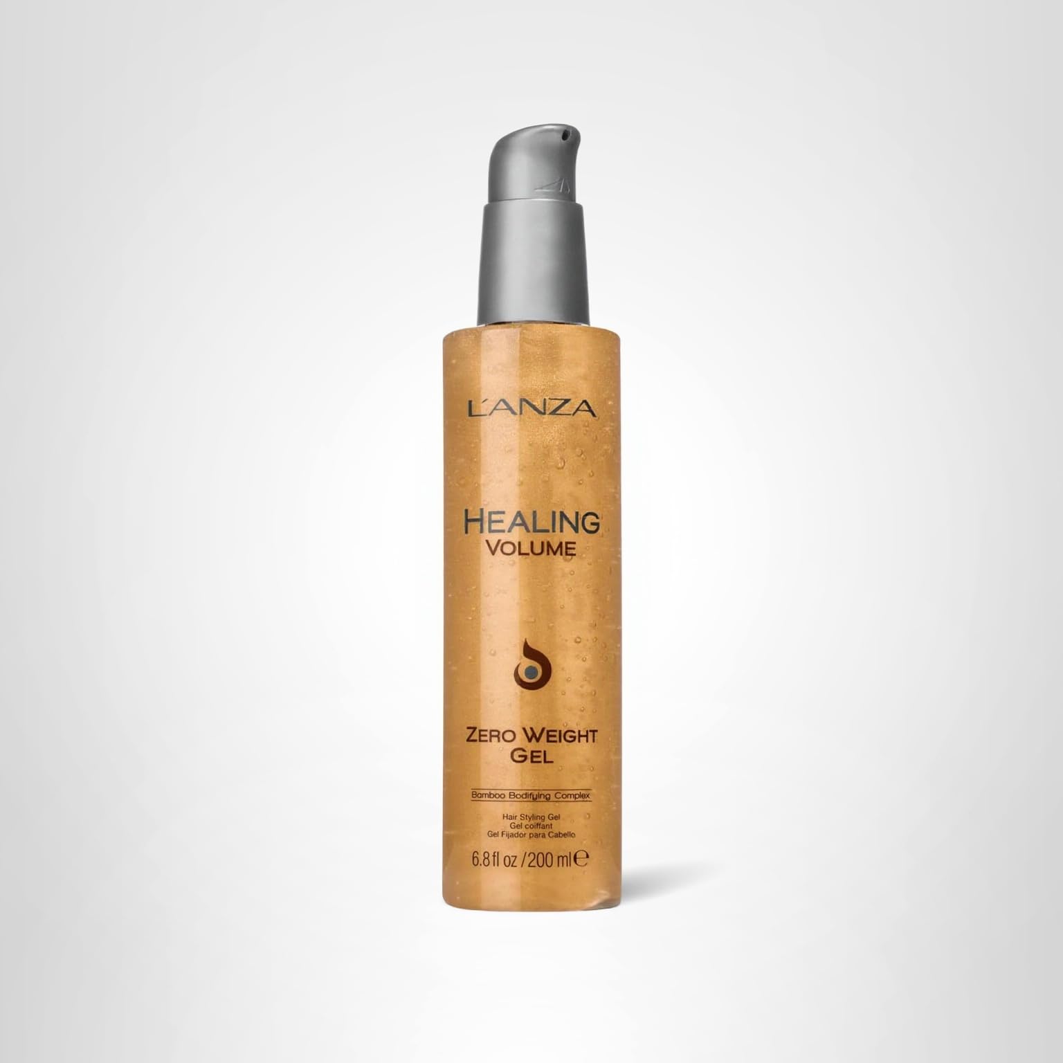 L'ANZA Healing Volume Zero Weight Hair Gel For Flat Or Thinning Hair Strong Flexible Hold, Styling, Humidity Defense, No Flakes, Defines Texture, Adds Shine, Color Safe, Sulfate Free (6.8 Fl Oz) - Image 9