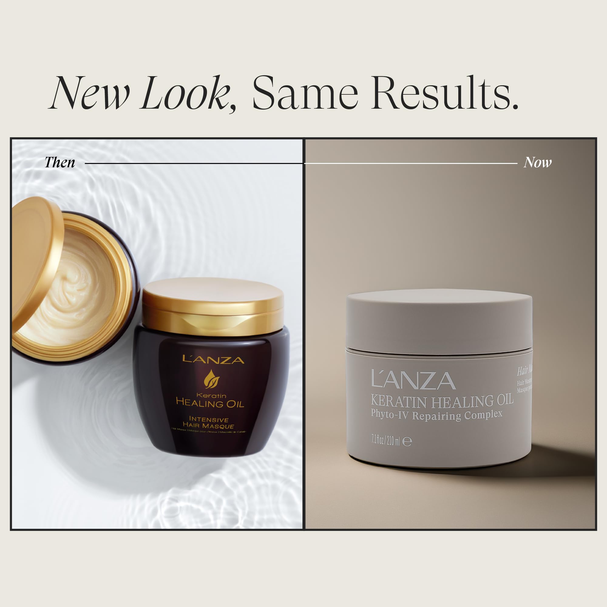 L'ANZA Keratin Healing Oil Intensive Hair Masque Deep Conditioning Mask, Restores Moisture, Repairs Damage, Improves Elasticity, Softness & Shine, Color Safe Anti-Humidity, Sulfate Free (7.1 Fl Oz) - Image 2