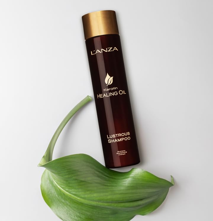 L'ANZA Keratin Healing Oil Sampler Hair Kit, Keratin Hair Oil Treatment with Travel Size Shampoo, Finishing Hair Spray & Rapid Bond Reconstructor Hair Care Kit in a Gift Box(1.7/2/0.68 Fl Oz) - Image 4
