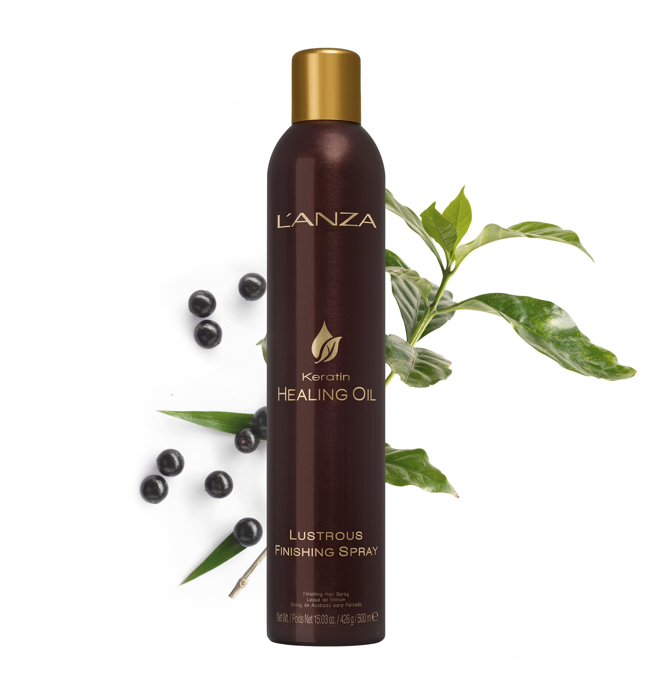 L'ANZA Keratin Healing Oil Sampler Hair Kit, Keratin Hair Oil Treatment with Travel Size Shampoo, Finishing Hair Spray & Rapid Bond Reconstructor Hair Care Kit in a Gift Box(1.7/2/0.68 Fl Oz) - Image 7