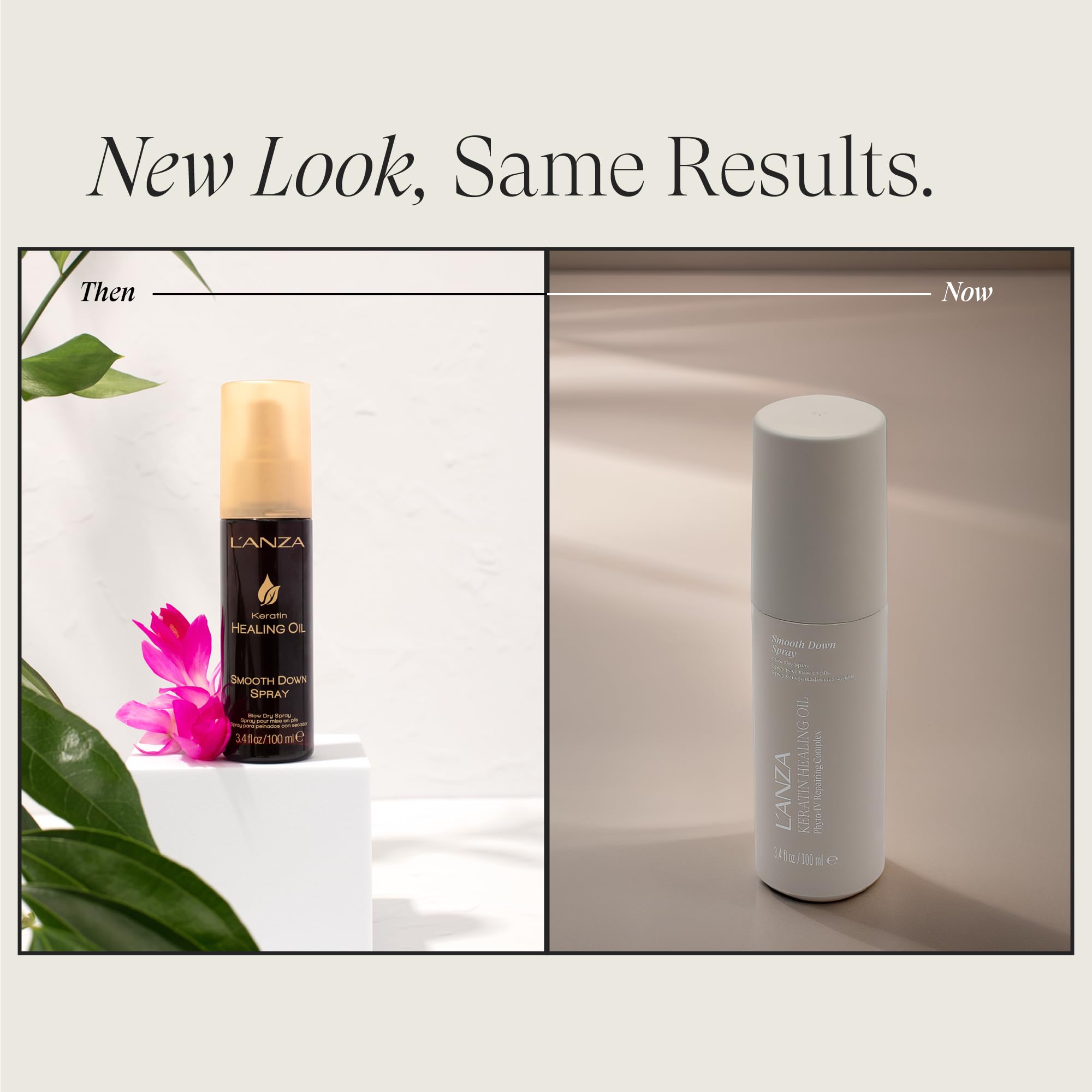 L’ANZA Keratin Healing Oil Smooth Down Spray, Heat Protectant Hairspray for Blowouts, Anti-Frizz Shine Enhancer with UV Protection, Smooths Flyaways, Sulfate Free & Cruelty Free (3.4 Fl Oz) - Image 2